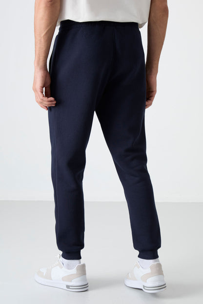 Cesar Navy Blue Striped Men's Tracksuit Bottom - 84929