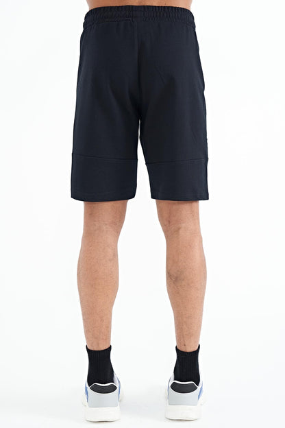 Alec Navy Blue Standard Fit Men's Shorts - 81243