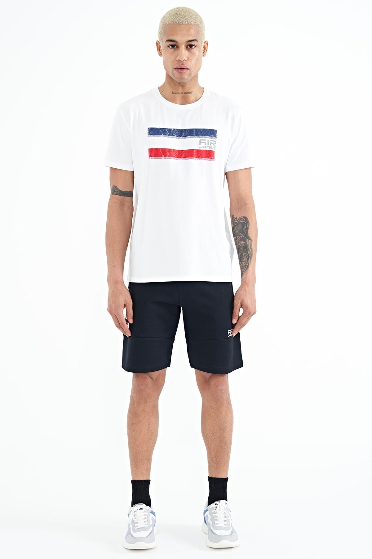 Alec Navy Blue Standard Fit Men's Shorts - 81243
