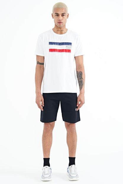Alec Navy Blue Standard Fit Men's Shorts - 81243