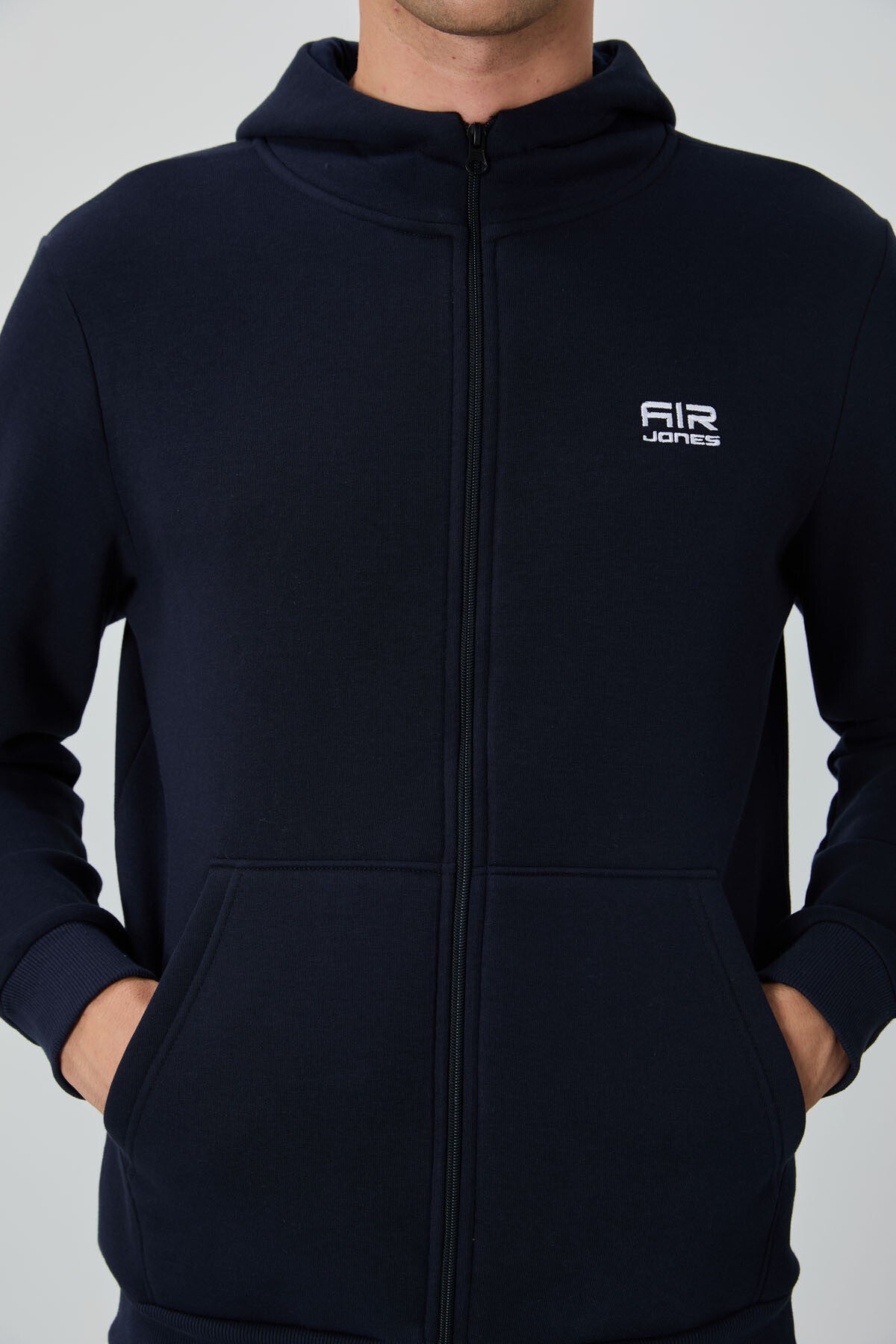 Kevin Navy Men's Tracksuit Set with Hood - 85191