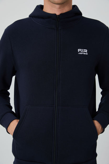 Kevin Navy Men's Tracksuit Set with Hood - 85191