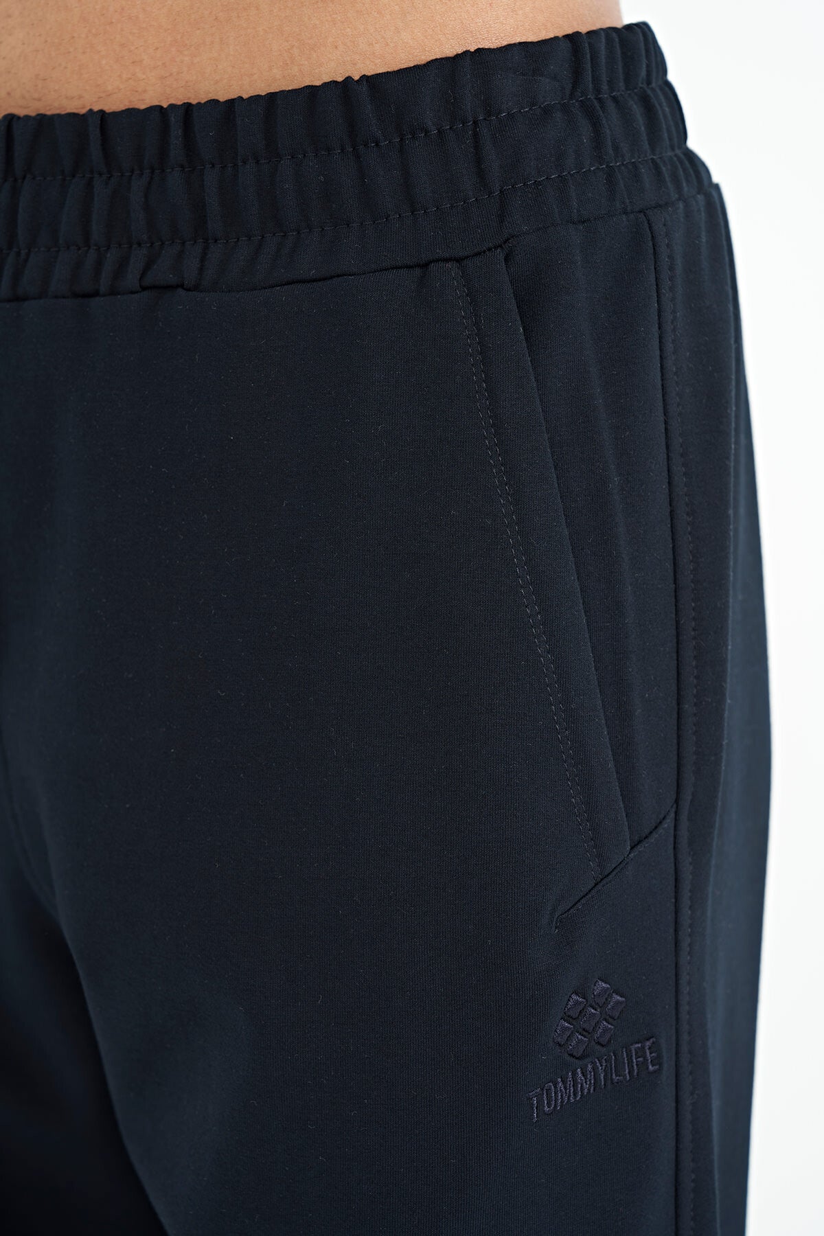 Navy Blue Hidden Pocket Detailed Standard Fit Men's Jogger Tracksuit Bottom - 84958