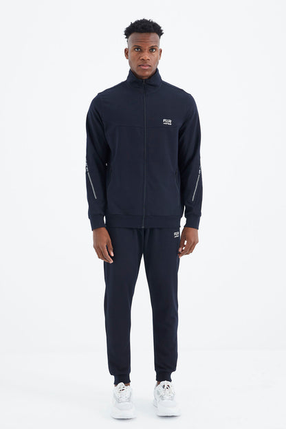 Navy Standard Fit Tracksuit Set - 85229