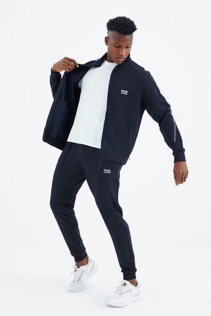 Navy Standard Fit Tracksuit Set - 85229