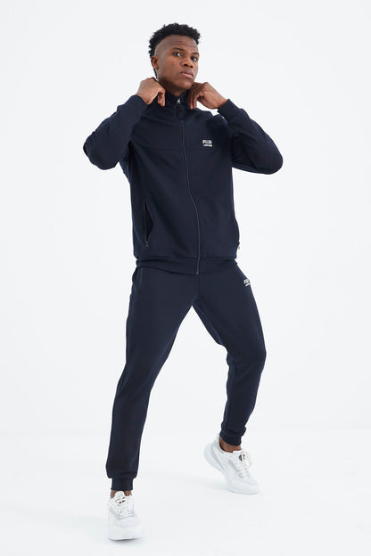 Navy Standard Fit Tracksuit Set - 85229