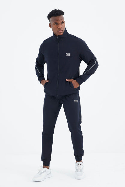 Navy Standard Fit Tracksuit Set - 85229