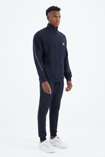 Navy Standard Fit Tracksuit Set - 85229