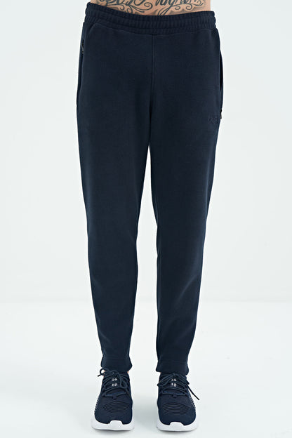 Darrel Navy Blue Polar Men's Tracksuit Bottom - 82109