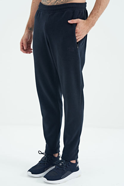 Darrel Navy Blue Polar Men's Tracksuit Bottom - 82109
