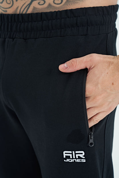 Navy Blue Drawstring Jogger Men's Tracksuit Bottom - 84907