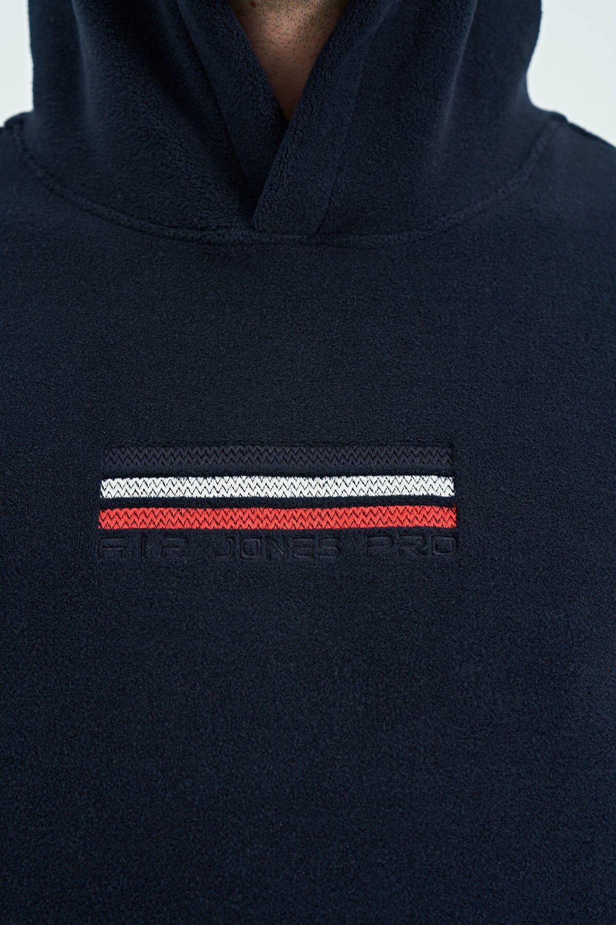Navy Blue Men's Fleece Sweatshirt - 88301