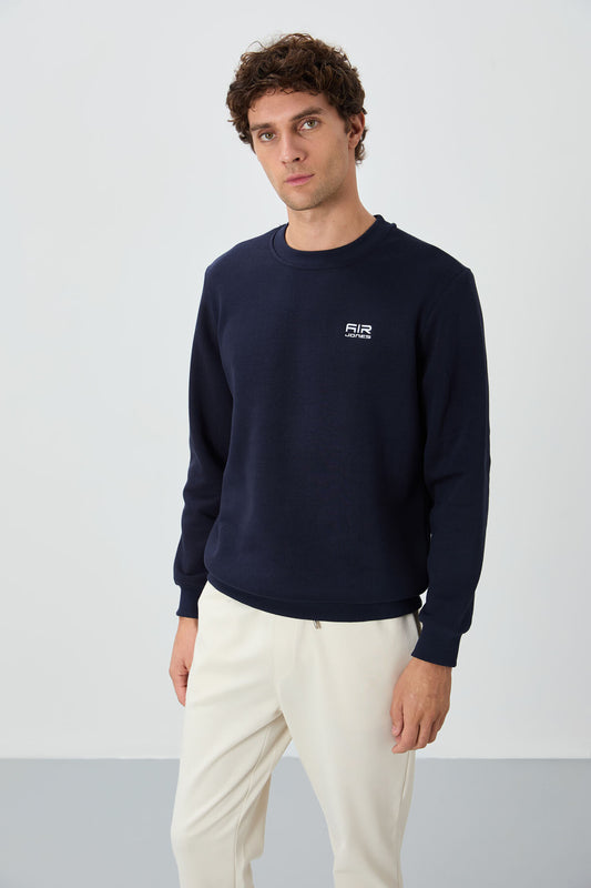 Omar Navy Men's Hooded Sweatshirt - 88137