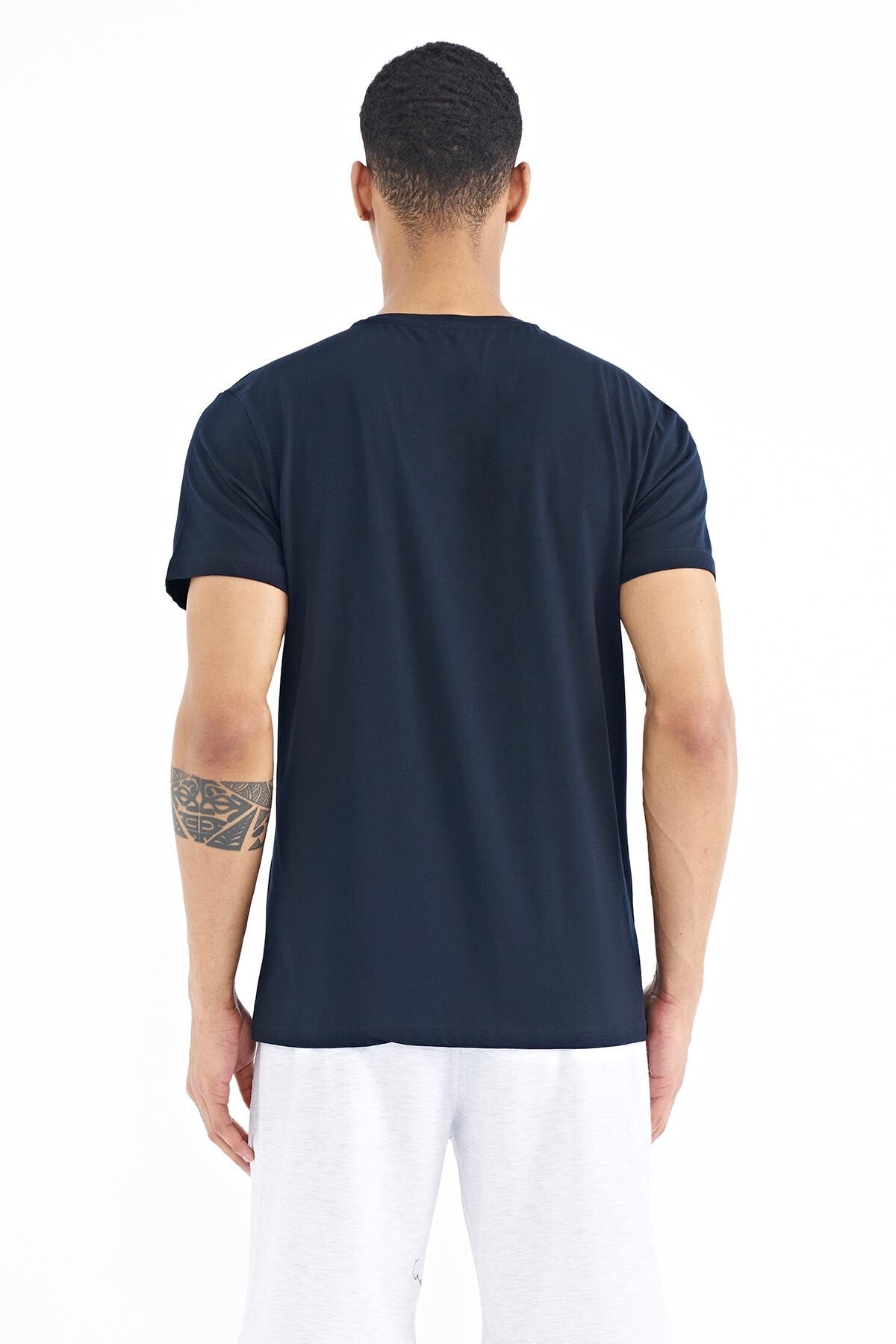 George Lacivert Standard Fit Men's T-Shirt - 88220
