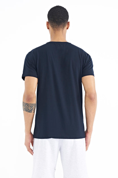 George Lacivert Standard Fit Men's T-Shirt - 88220