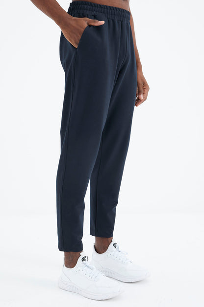 Rex Navy Blue Basic Men's Tracksuit Set - 85232