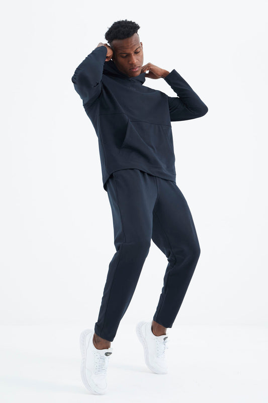 Rex Navy Blue Basic Men's Tracksuit Set - 85232