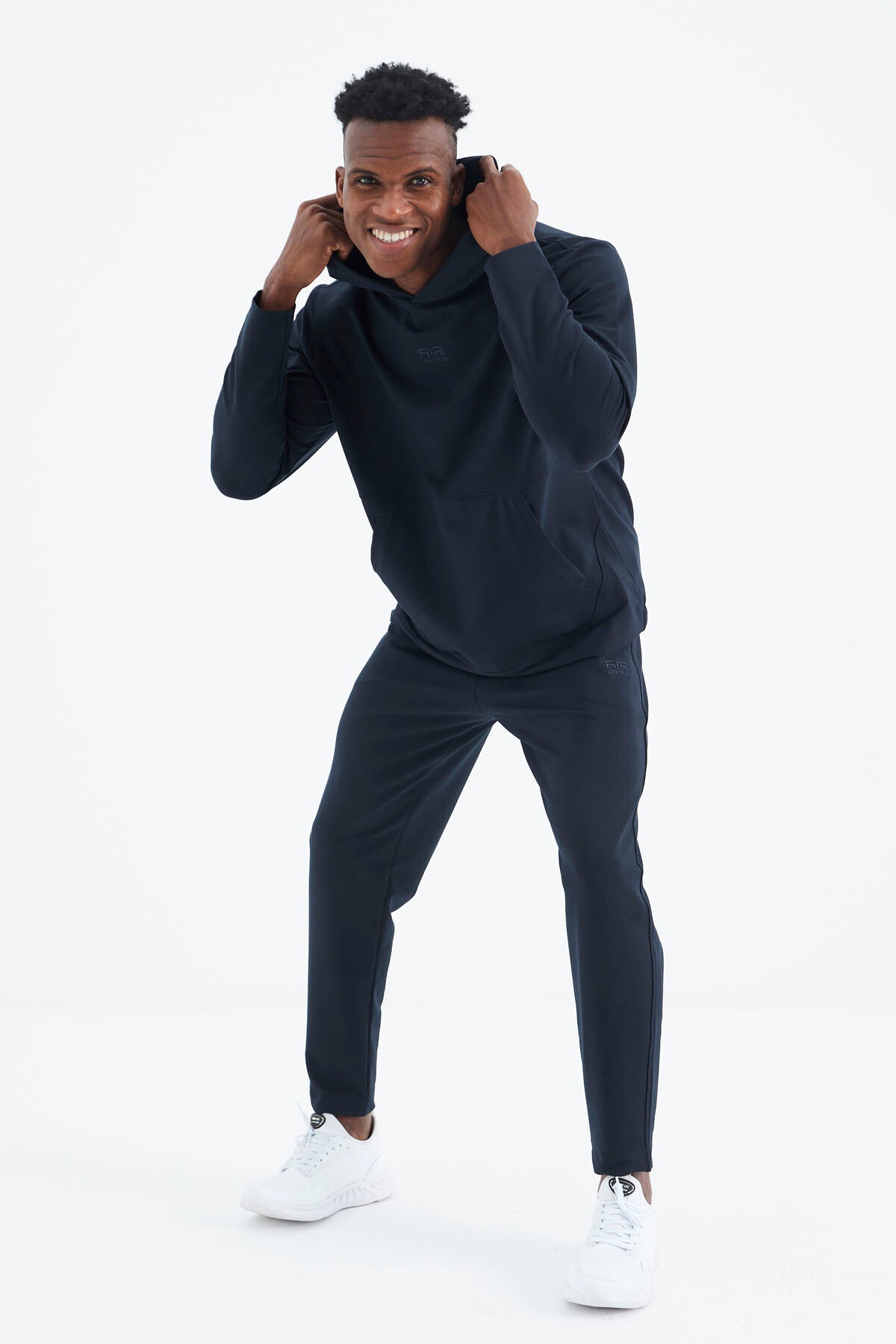 Rex Navy Blue Basic Men's Tracksuit Set - 85232