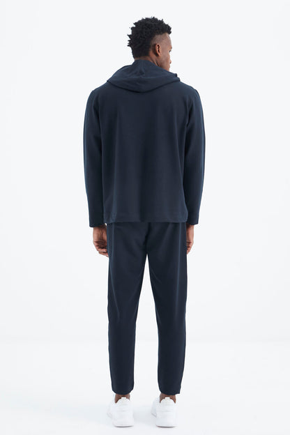 Rex Navy Blue Basic Men's Tracksuit Set - 85232