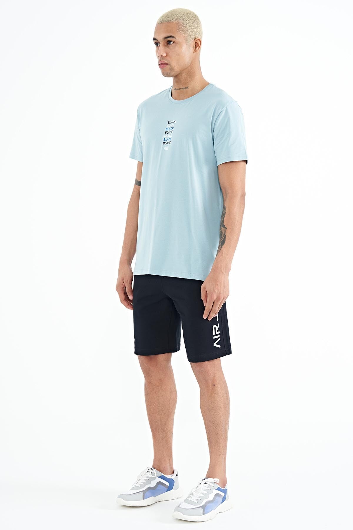 Alva Navy Blue Printed Men's Shorts - 81245