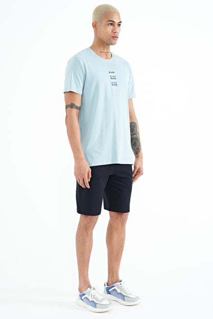 Alva Navy Blue Printed Men's Shorts - 81245