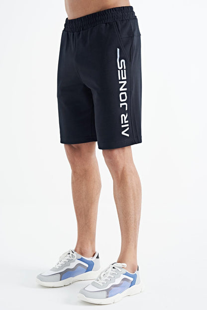 Alva Navy Blue Printed Men's Shorts - 81245