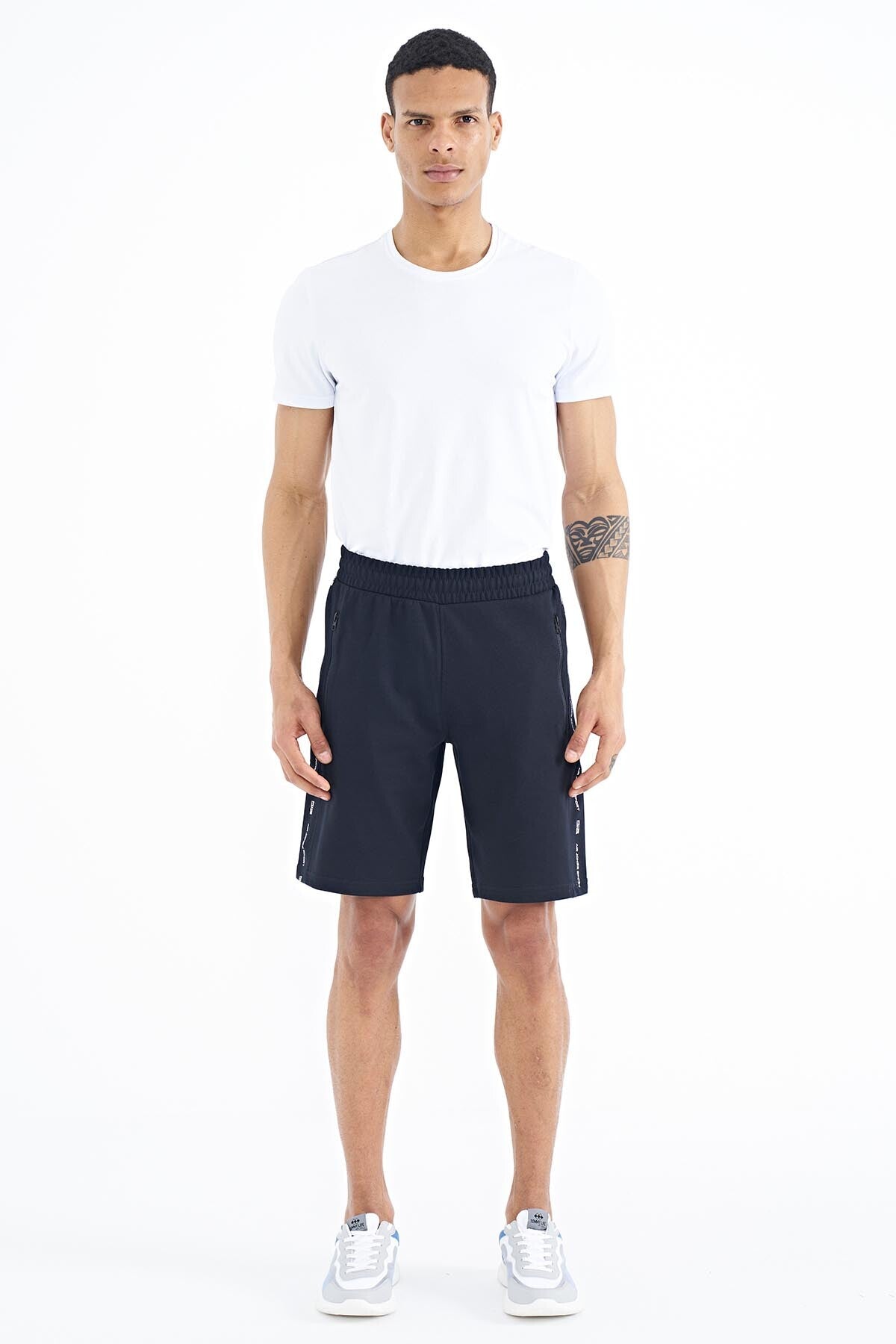 Alfred Navy Standard Fit Men's Shorts - 81244