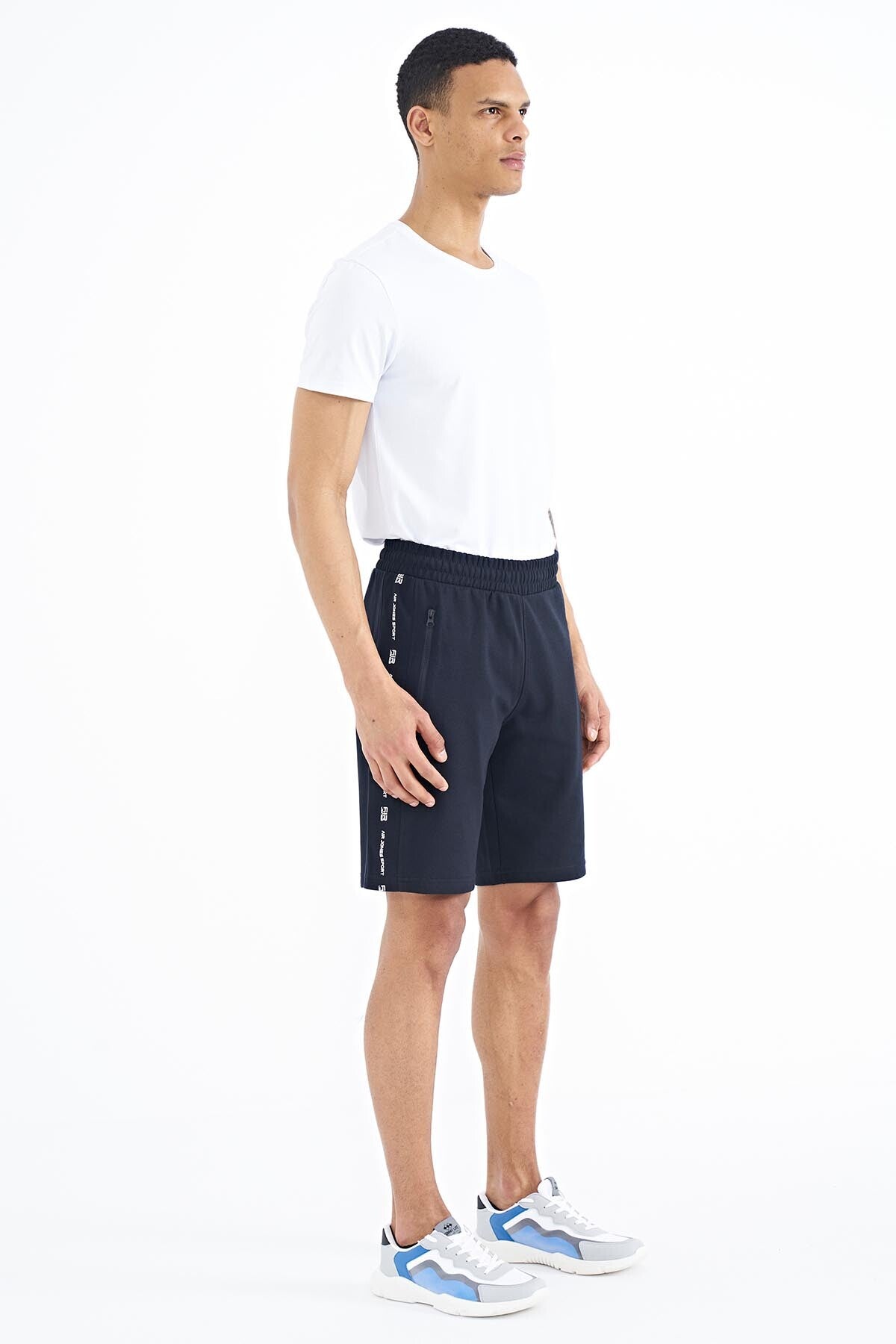 Alfred Navy Standard Fit Men's Shorts - 81244