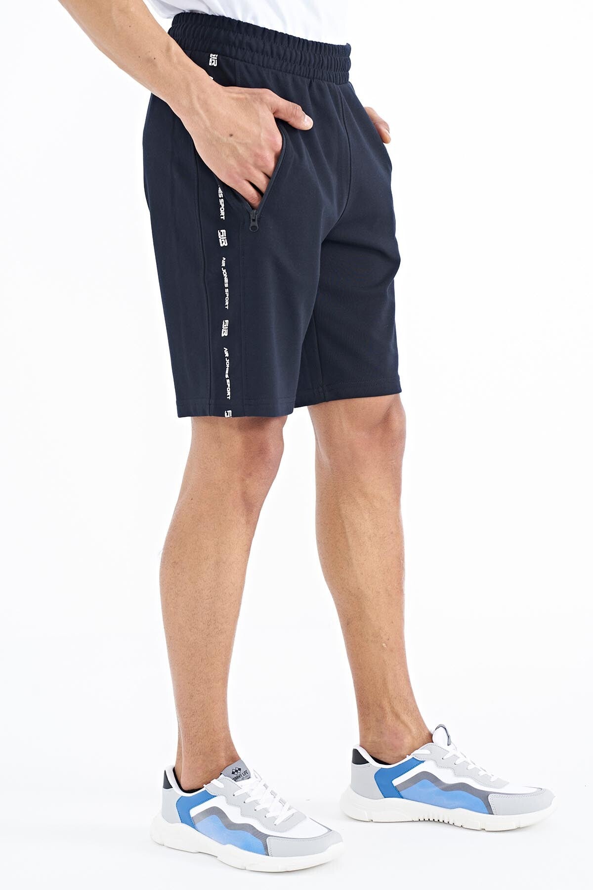 Alfred Navy Standard Fit Men's Shorts - 81244