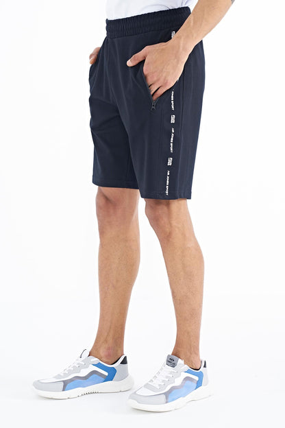 Alfred Navy Standard Fit Men's Shorts - 81244