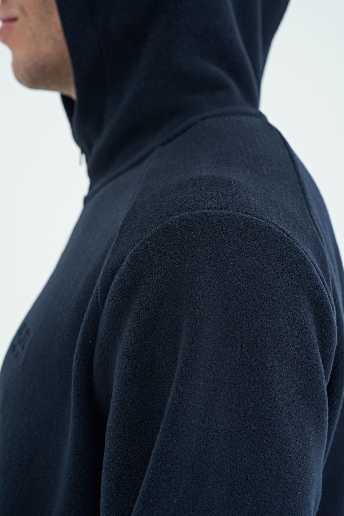 Hector Navy Blue Hooded Fleece Men's Tracksuit Set - 85227