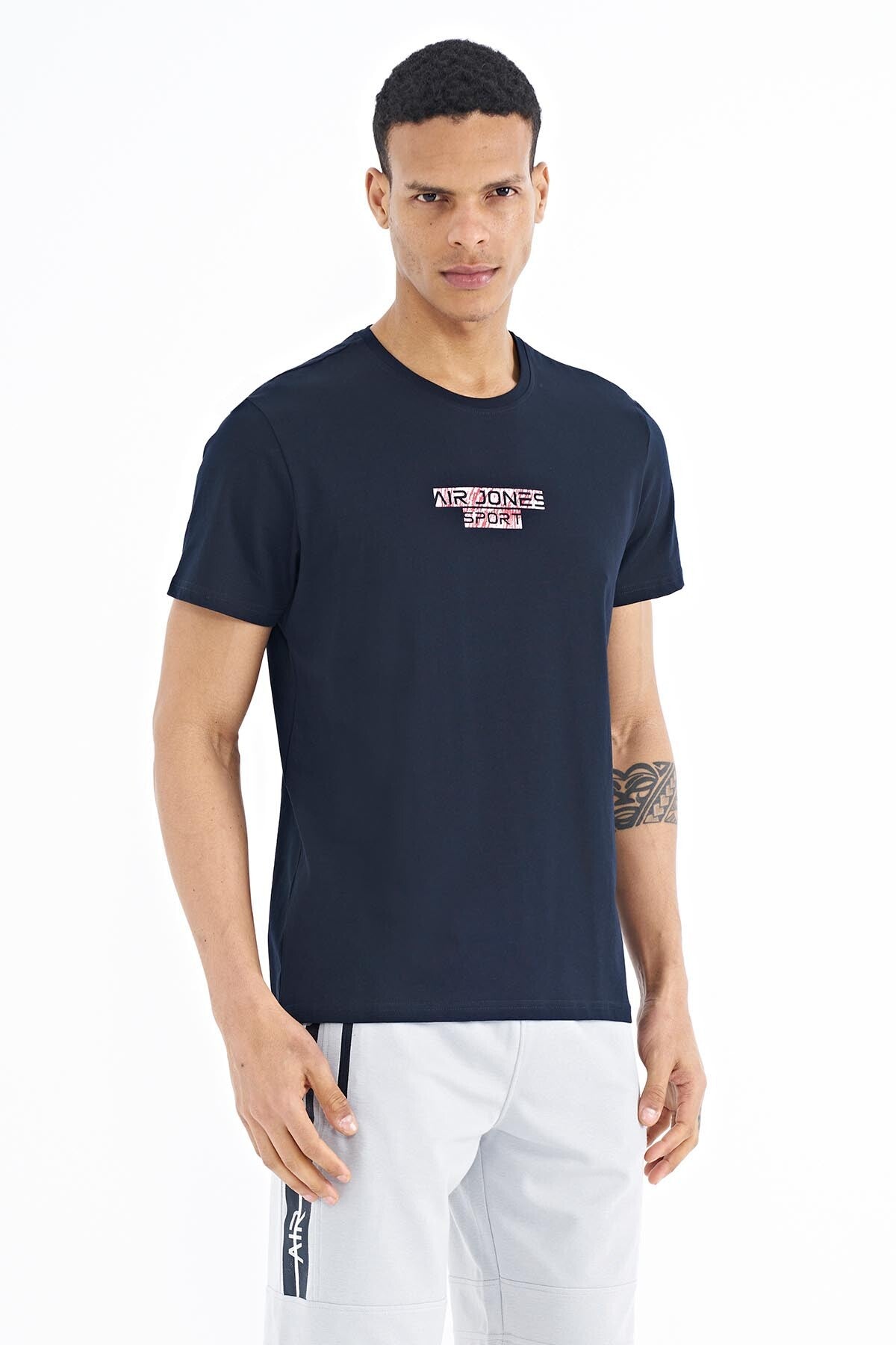 Harley Navy Blue Standard Fit Men's T-Shirt - 88203