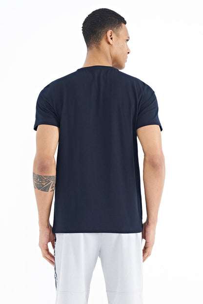 Harley Navy Blue Standard Fit Men's T-Shirt - 88203