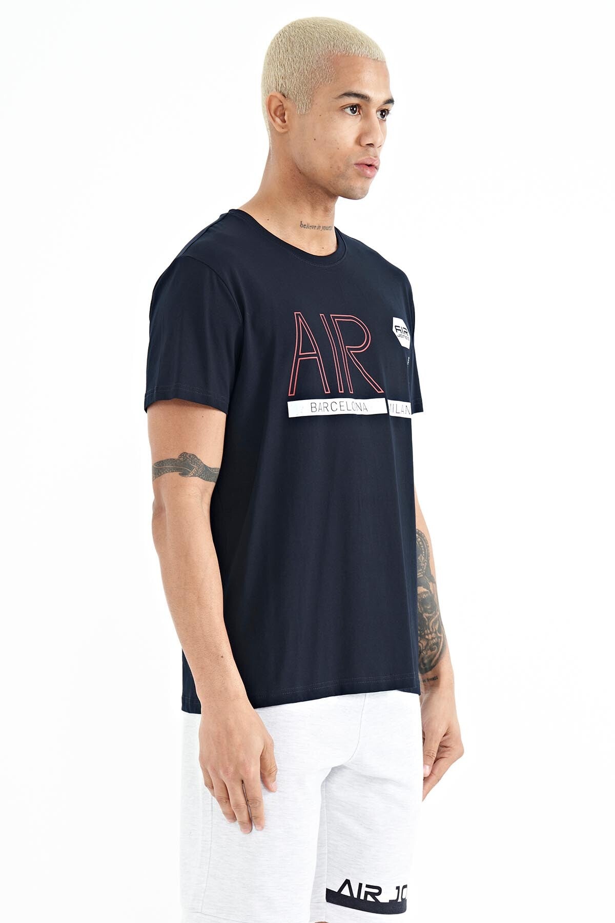 Conan Navy Blue Standard Fit Men's T-Shirt - 88209