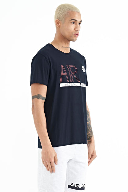 Conan Navy Blue Standard Fit Men's T-Shirt - 88209