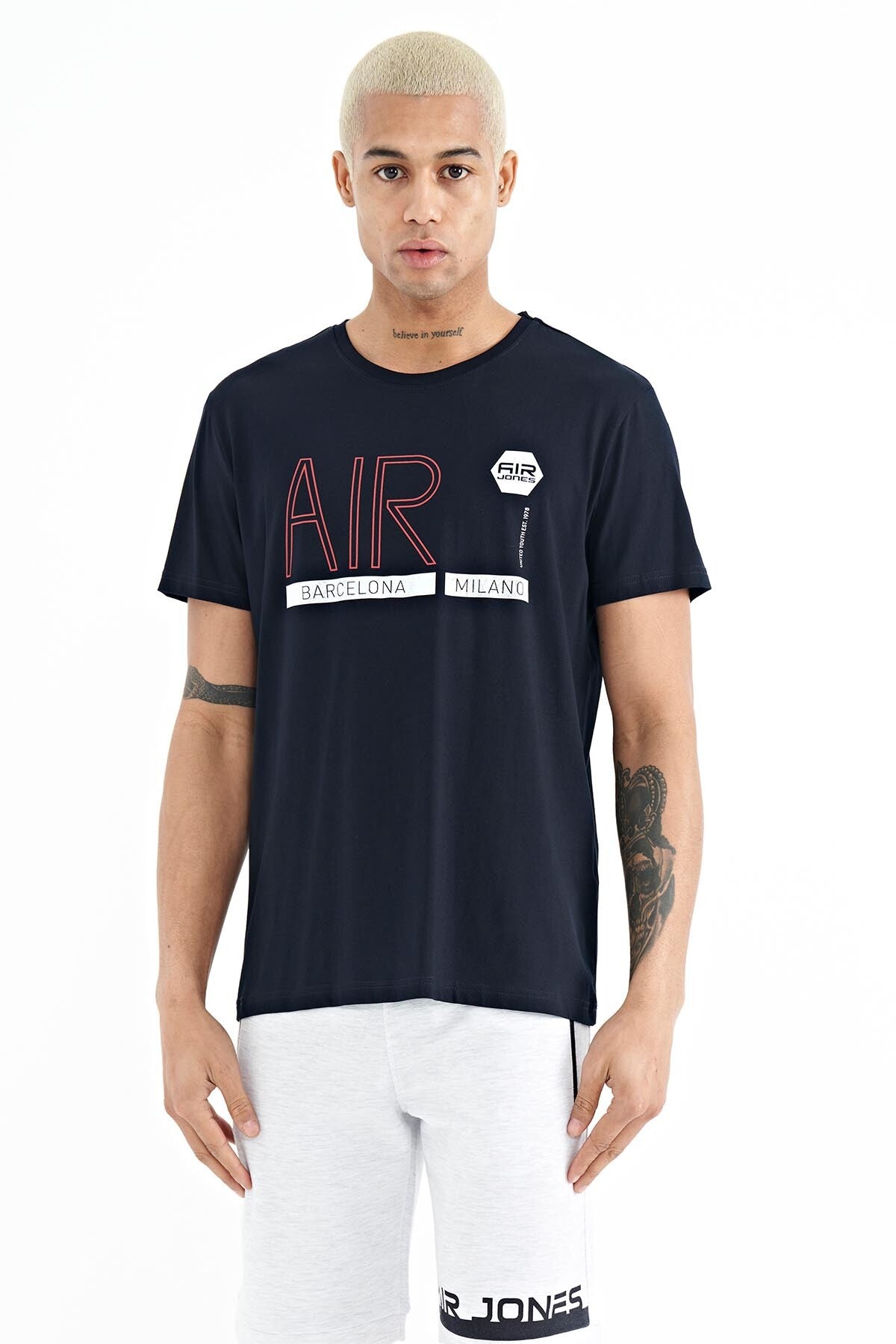 Conan Navy Blue Standard Fit Men's T-Shirt - 88209
