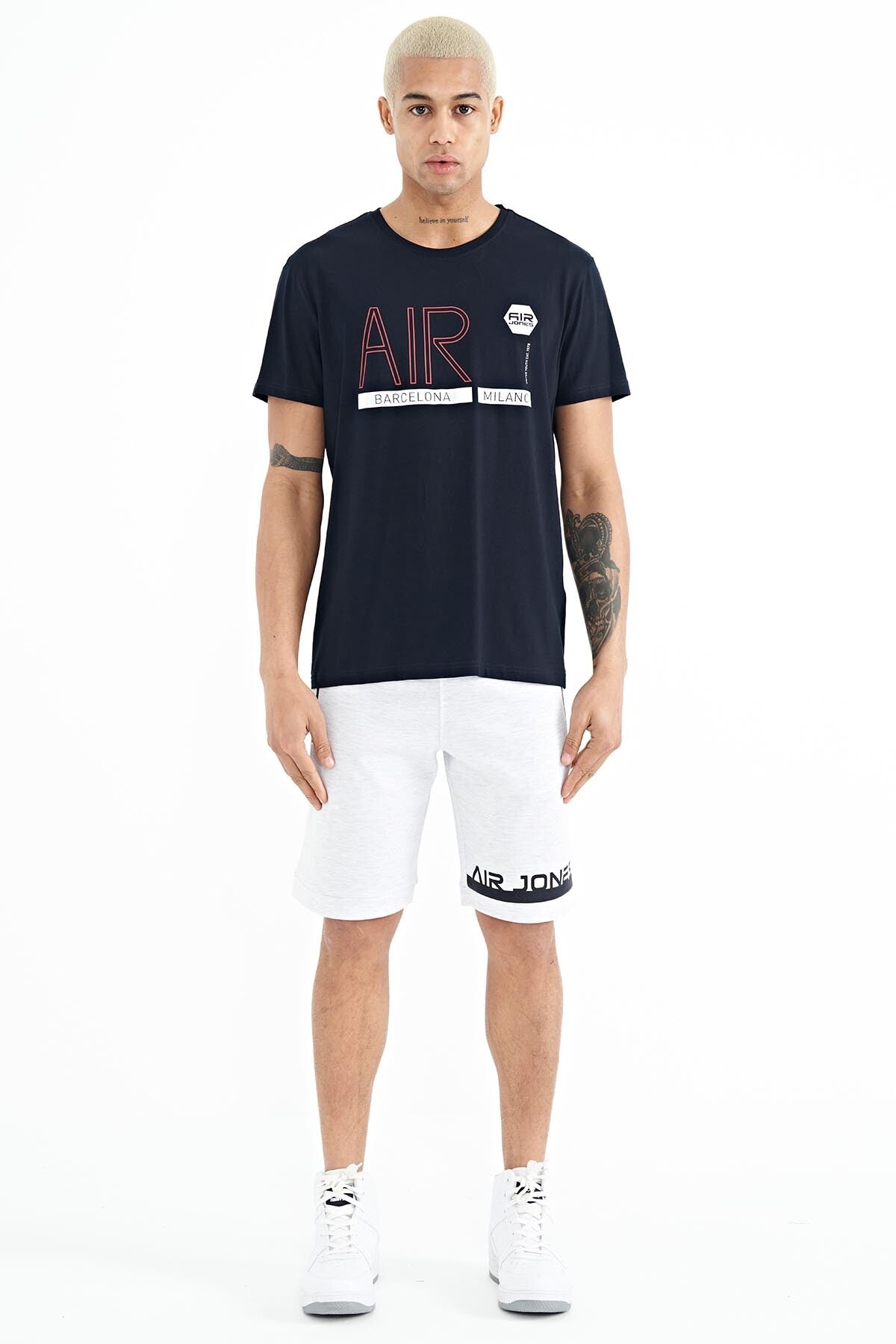 Conan Navy Blue Standard Fit Men's T-Shirt - 88209
