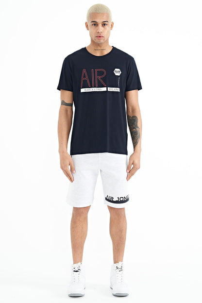 Conan Navy Blue Standard Fit Men's T-Shirt - 88209