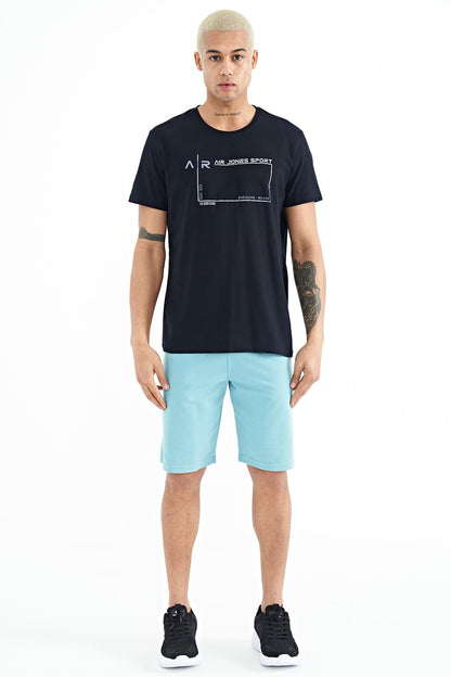 Otis Navy Blue Standard Fit Men's T-Shirt - 88228