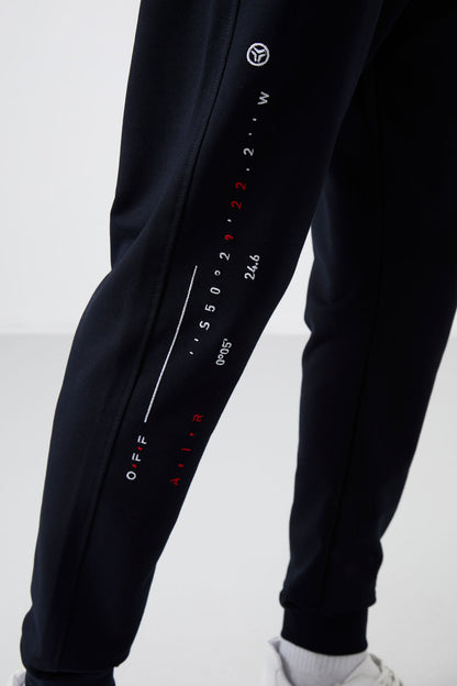 Rory Navy Blue Jogger Men's Tracksuit Bottom - 84909