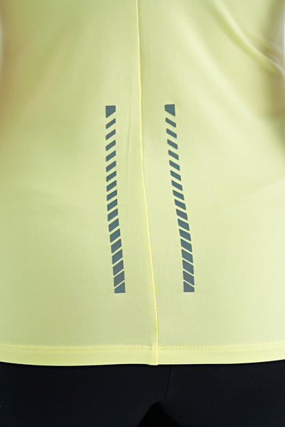 Lemon Back Detailed Printed Standard Cut Women's Tank Top - 97269