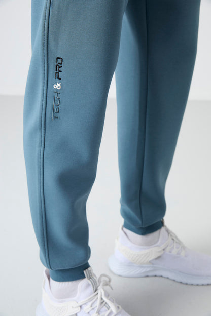 Forest Green Laced Slim Fit Men's Tracksuit Bottom - 84999