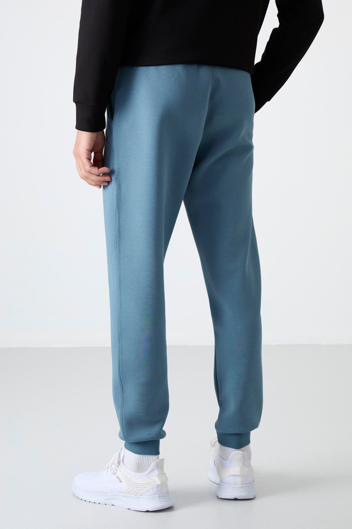 Forest Green Laced Slim Fit Men's Tracksuit Bottom - 84999