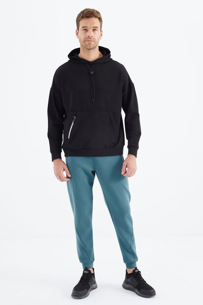 Forest Green Laced Men's Tracksuit Bottom - 82110