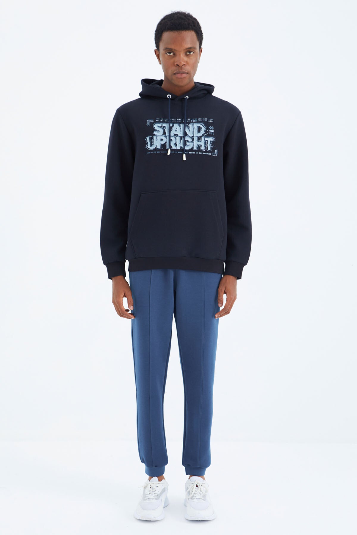 Parlament Laced Front Stitch Detailed Standard Fit Men's Tracksuit Bottom - 84994
