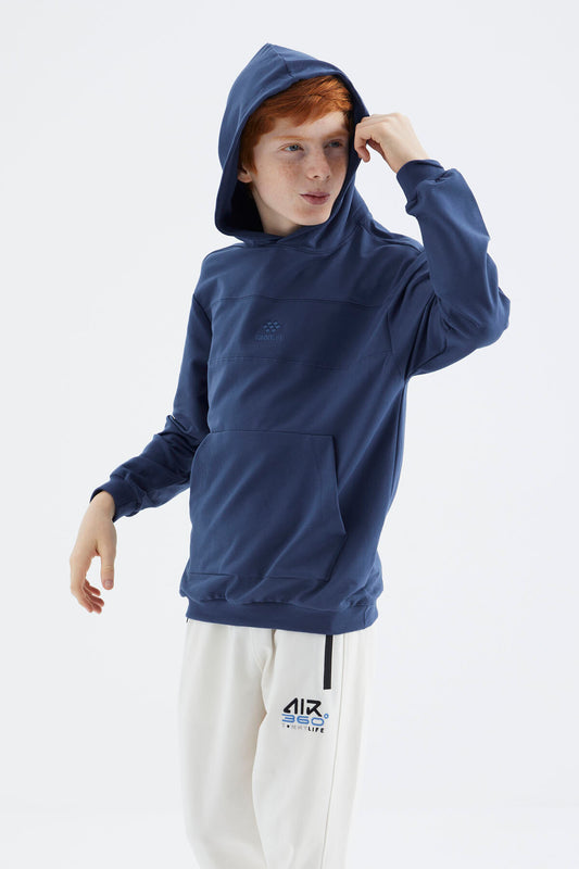 Parlament Hooded Basic Boys' Sweatshirt - 11181