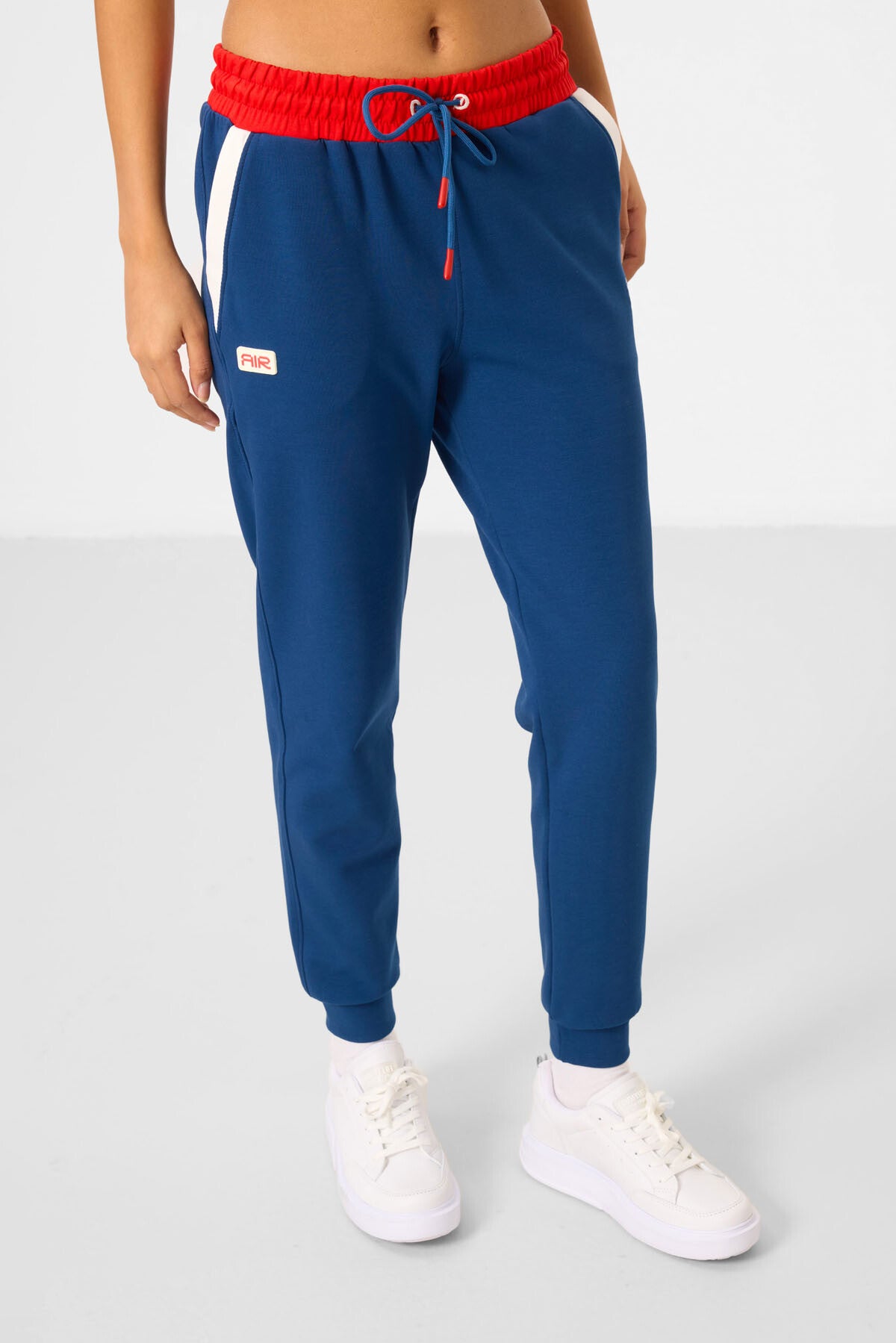 Parlament Hooded Cotton Color Block Women's Tracksuit Set - 95327
