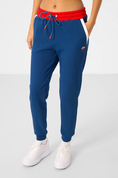 Parlament Hooded Cotton Color Block Women's Tracksuit Set - 95327
