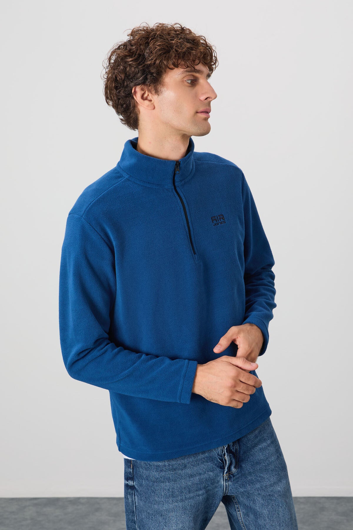 River Parliament High Collar Men's Fleece Sweatshirt - 88310