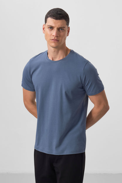 Petrol Men's Basic Short Sleeve Regular Fit O Neck T-shirt - 87911